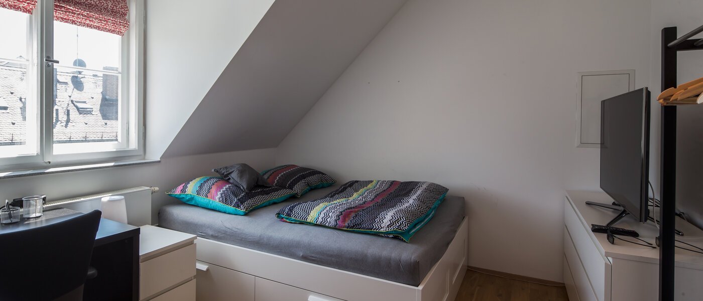 Byt so strešnou terasou München Maxvorstadt - Universitätsviertel 01 2. spánok 9606