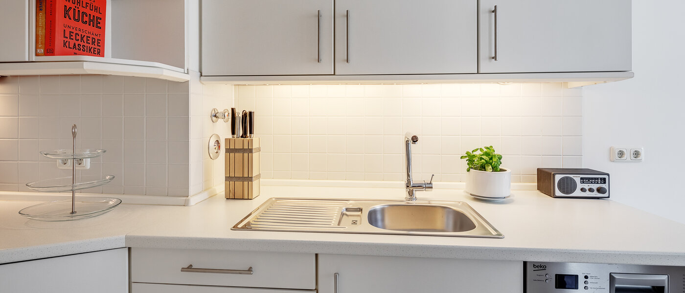 Плоский München Maxvorstadt - Museumsviertel 05 Кухня 9616