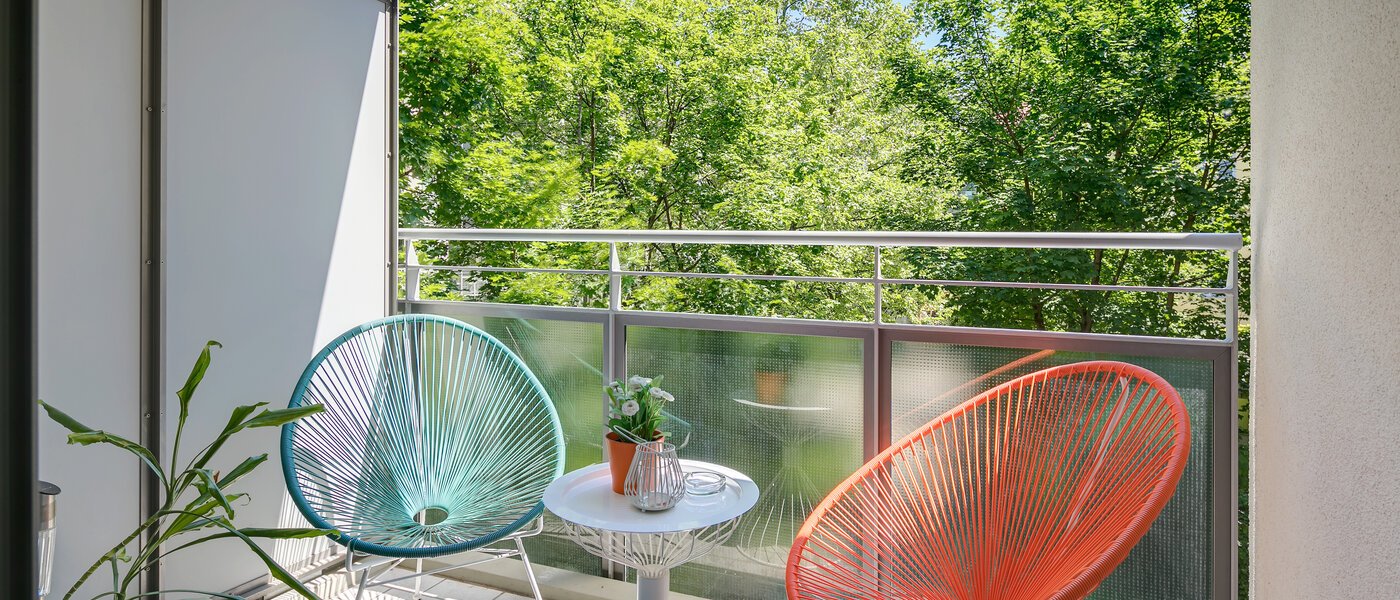 Плоский München Maxvorstadt - Museumsviertel 01 Балкон 9616