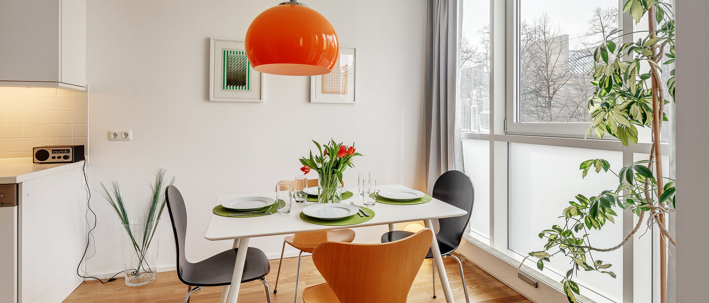 Плоский München Maxvorstadt - Museumsviertel 01 Обідня зона 9616