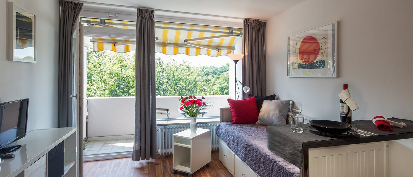 Düz München Schwabing-Nord (zw. Leopoldstraße & Englischen Garten) 01 Yaşam 9622