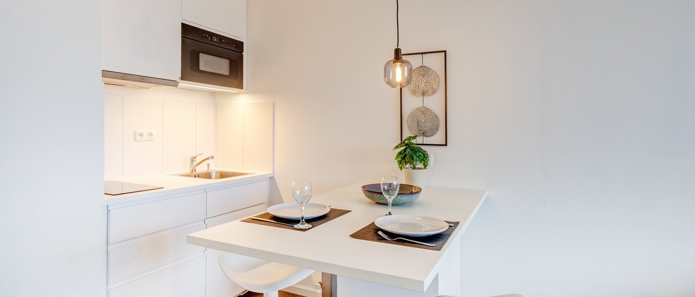 플랫 München Haidhausen 01 주방 9633