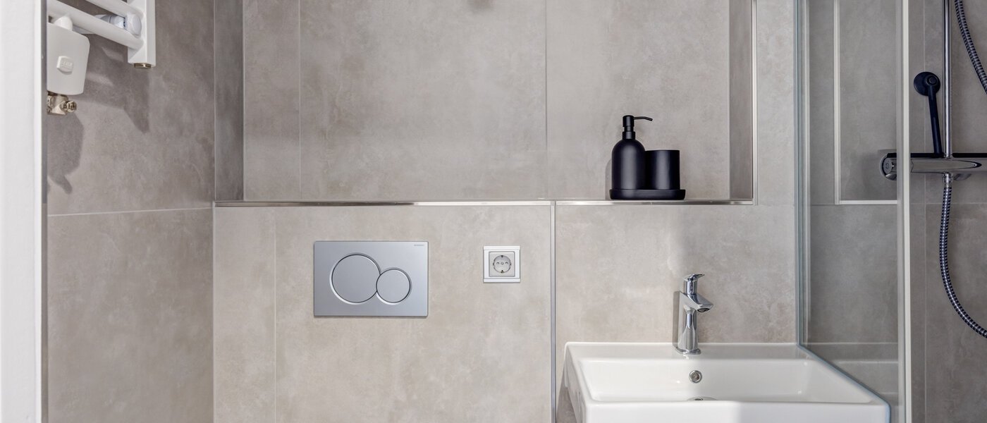 플랫 München Haidhausen 01 욕실 9633