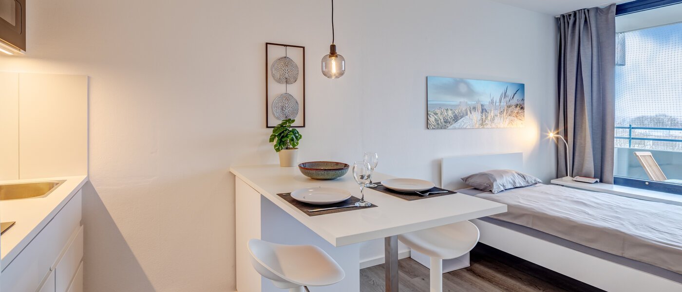 플랫 München Haidhausen 02 거실 공간 9633