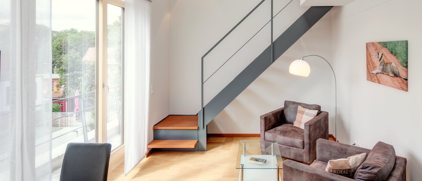 Мезонет с галерия Unterschleißheim 01 Living 9678