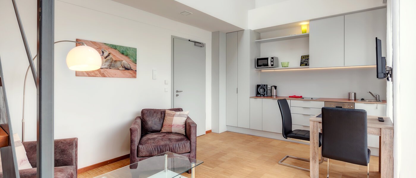 Мезонет с галерия Unterschleißheim 03 Living 9678