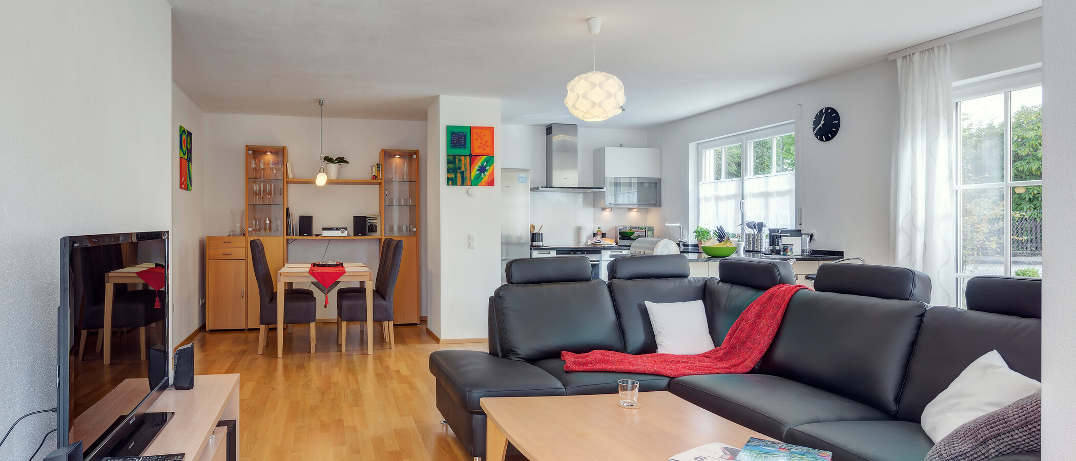Zahradní byt München Forstenried 04 Living 9703