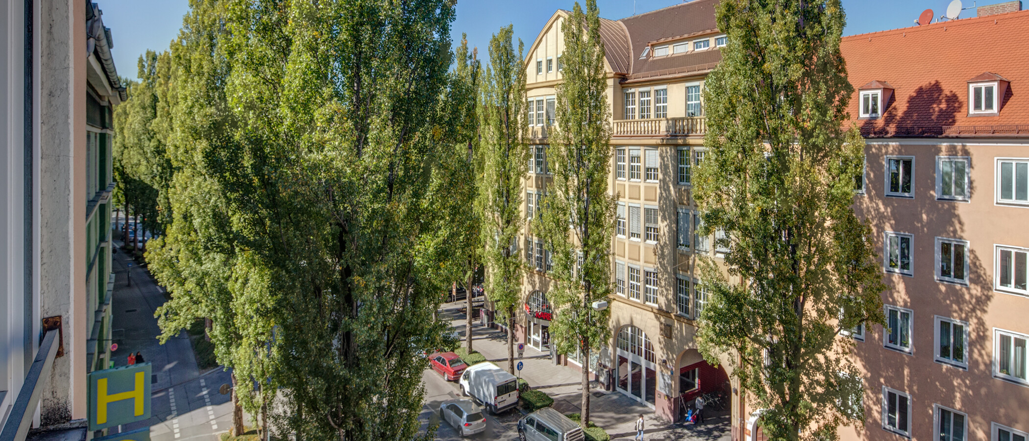 Płaski München Isarvorstadt 01 Widok 9707
