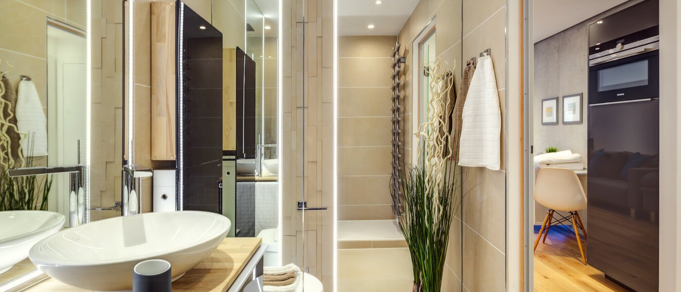 Плоский München Neuhausen 02 Ванна кімната 9737