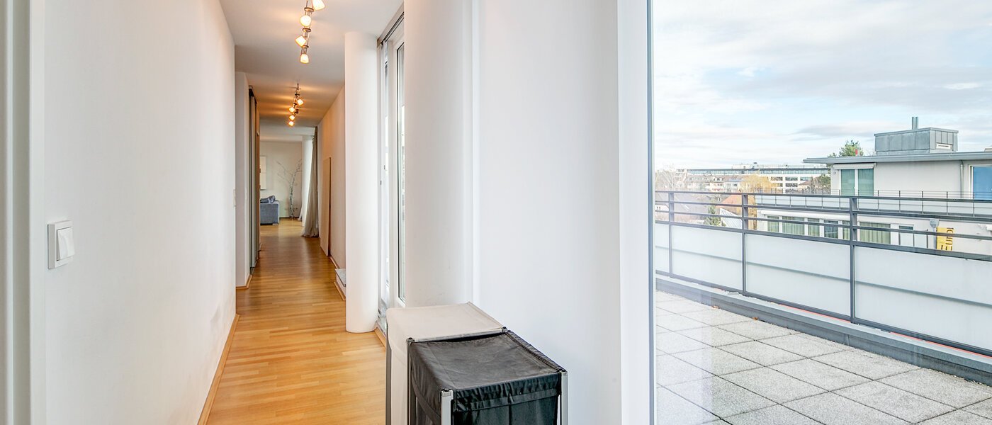 Takvåning München Obergiesing 06 Korridor/hallgång 9778