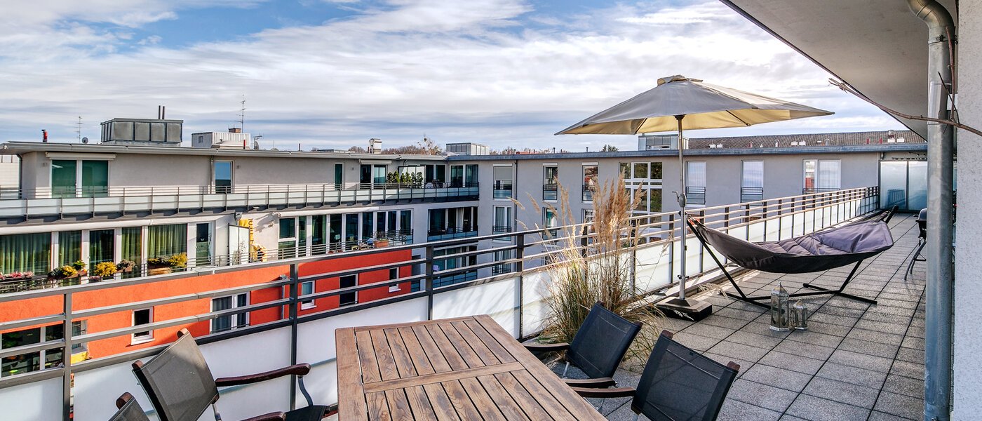 Takvåning München Obergiesing 01 Terrass 9778