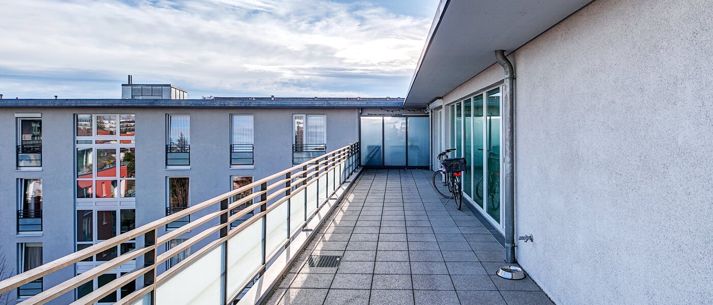 Takvåning München Obergiesing 02 Terrass 9778