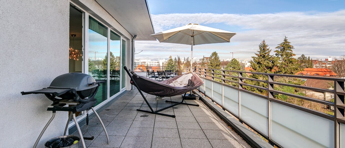 Takvåning München Obergiesing 03 Terrass 9778