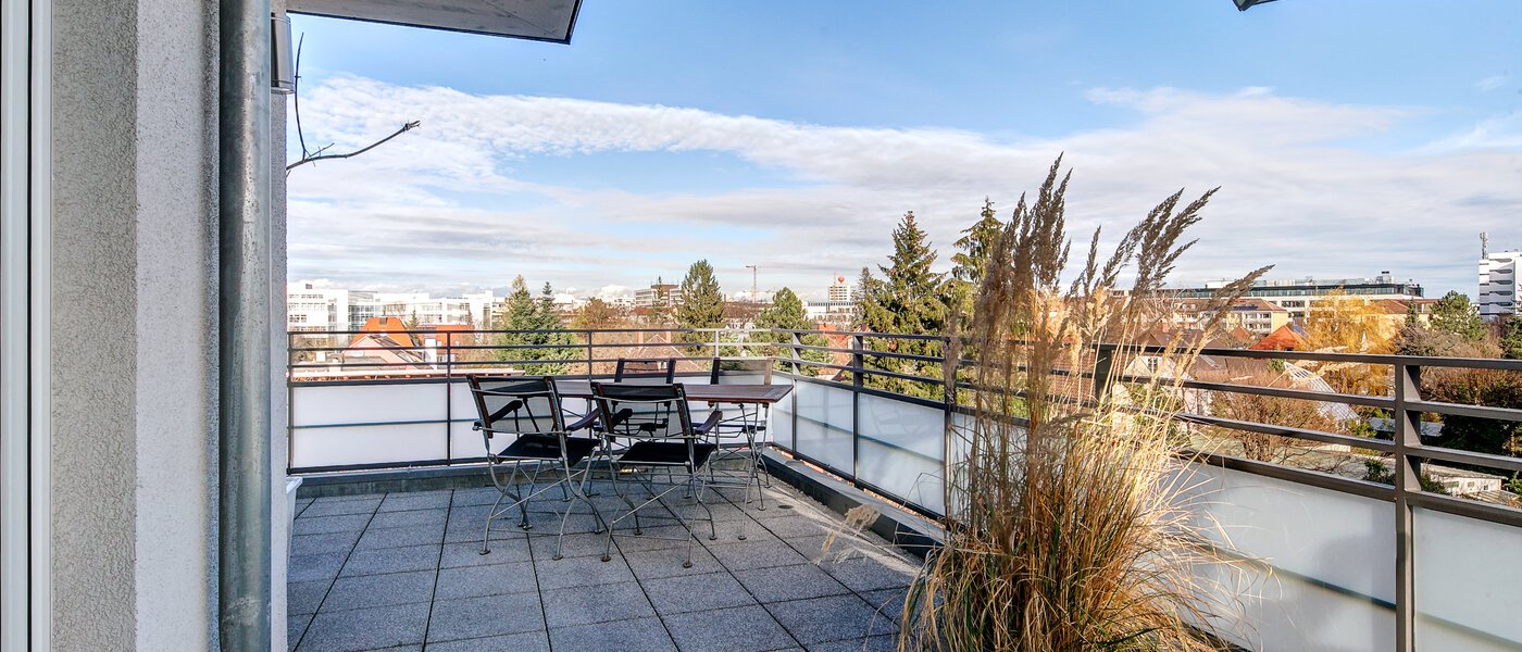 Takvåning München Obergiesing 04 Terrass 9778