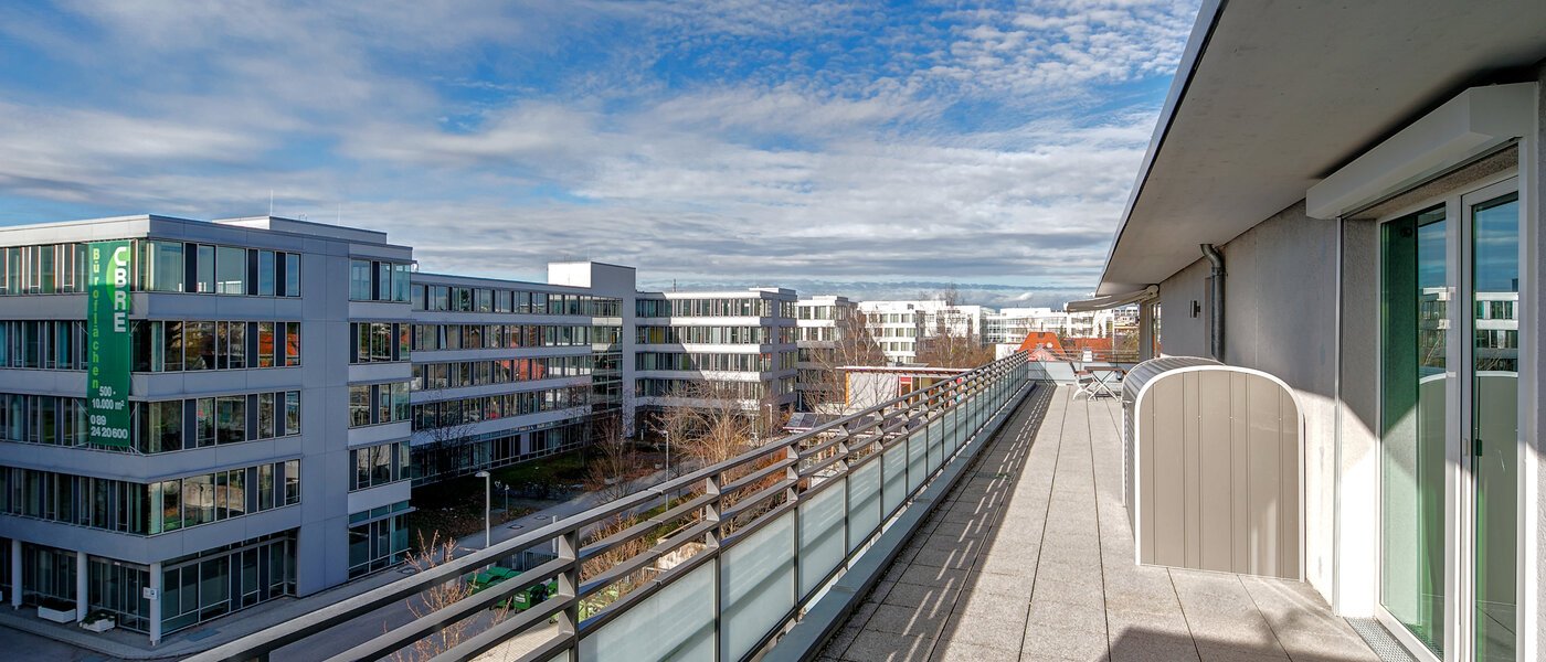 Takvåning München Obergiesing 06 Terrass 9778