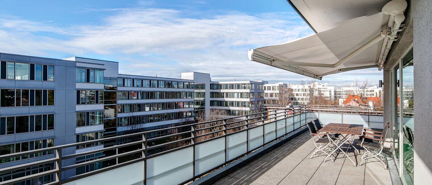 Takvåning München Obergiesing 07 Terrass 9778