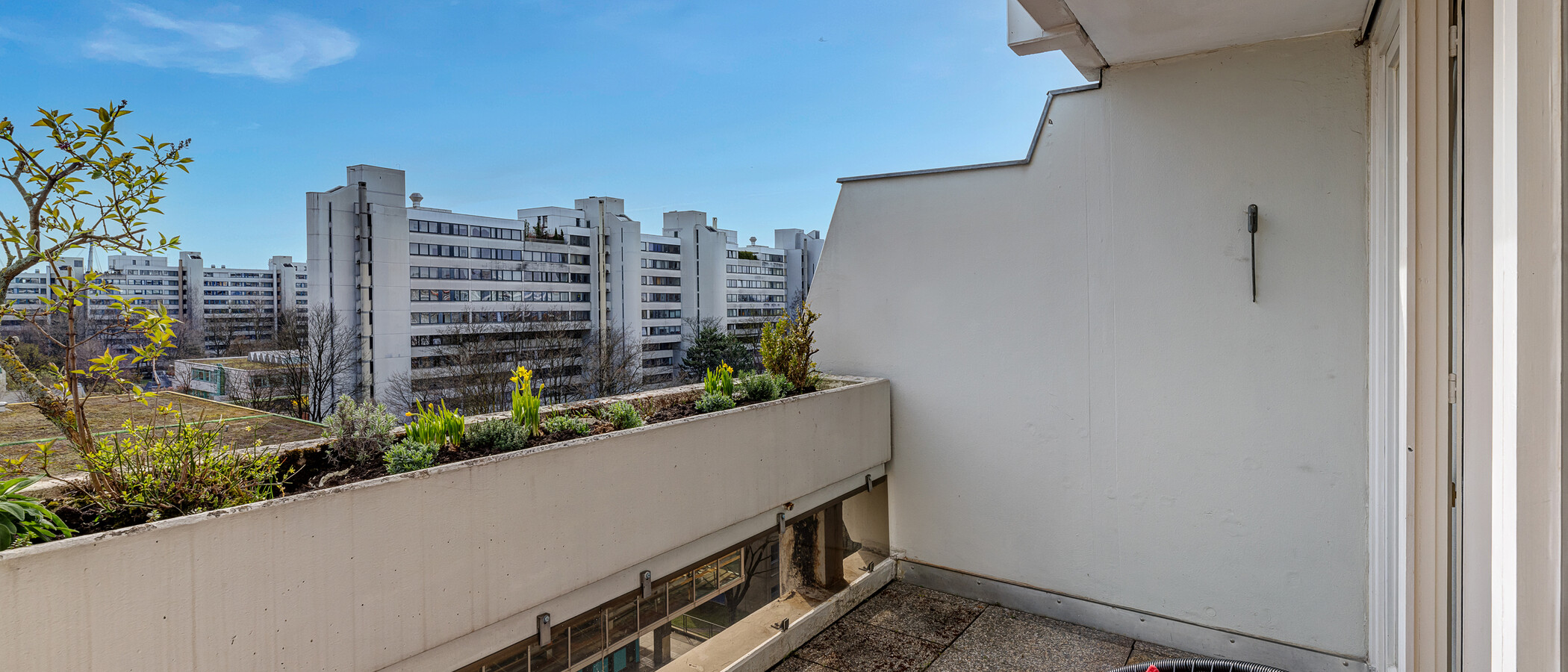 Flat München Olympiadorf 03 Balkong 9781