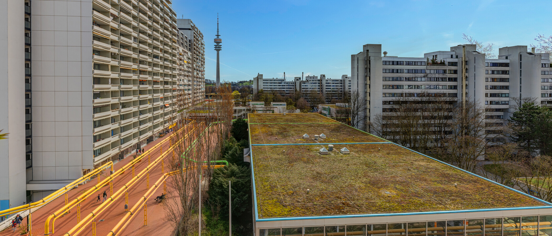 Flat München Olympiadorf 01 Utsikt 9781