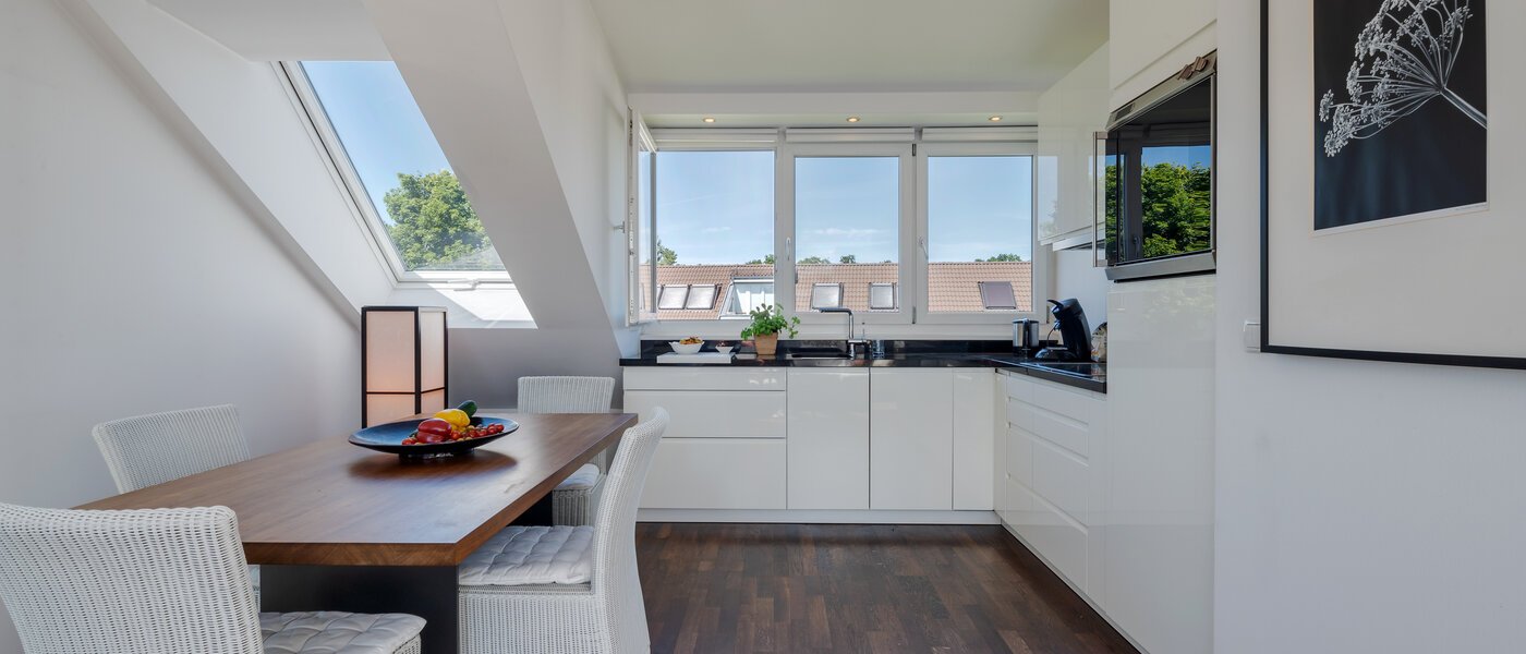 Apartamento com terraço no telhado München Untermenzing 01 Cozinha 9794