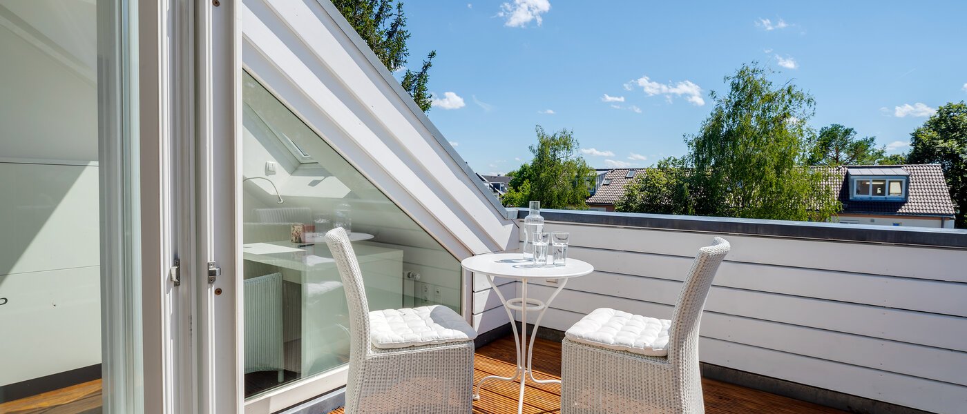 Apartamento com terraço no telhado München Untermenzing 01 Terraço no telhado 9794