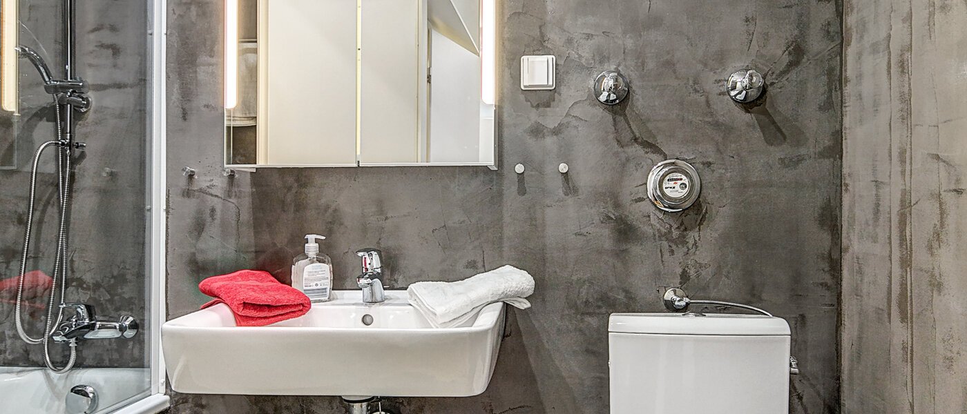 Flad München Solln 02 Badeværelse 9857