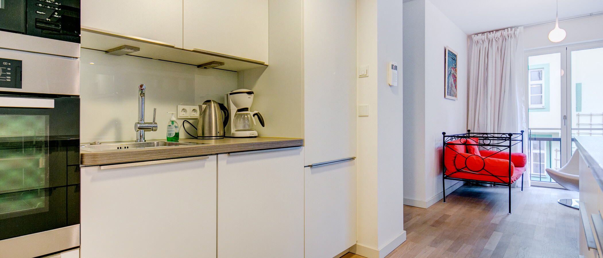 플랫 München Maxvorstadt - Universitätsviertel 03 주방 9869