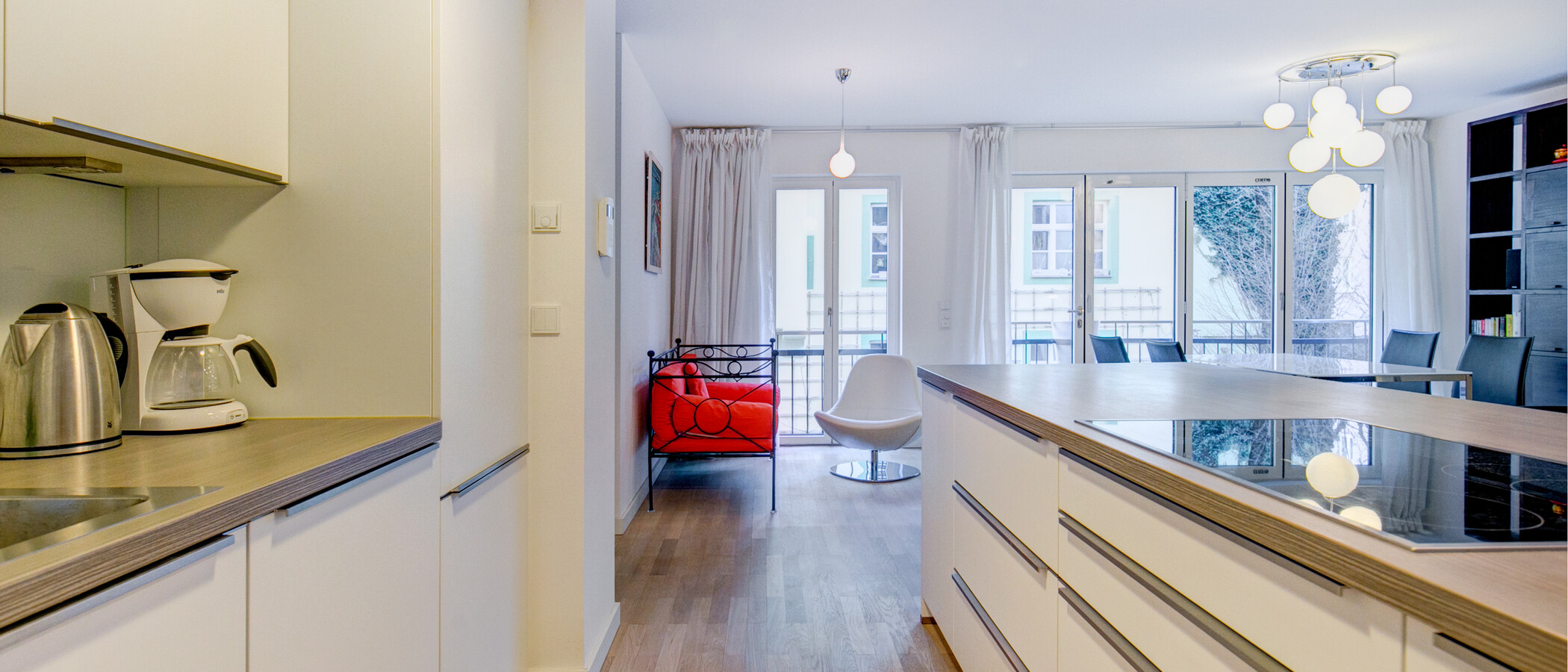 플랫 München Maxvorstadt - Universitätsviertel 04 주방 9869