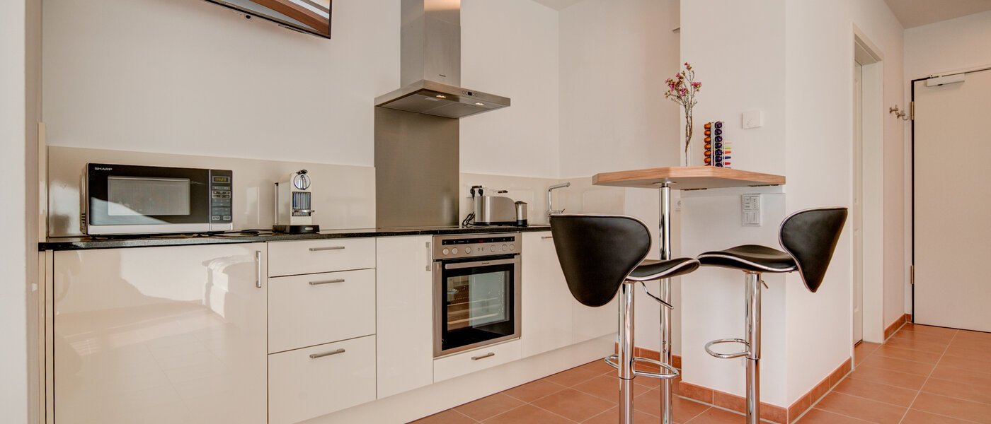 Плоский München Isarvorstadt 01 Кухня 9891