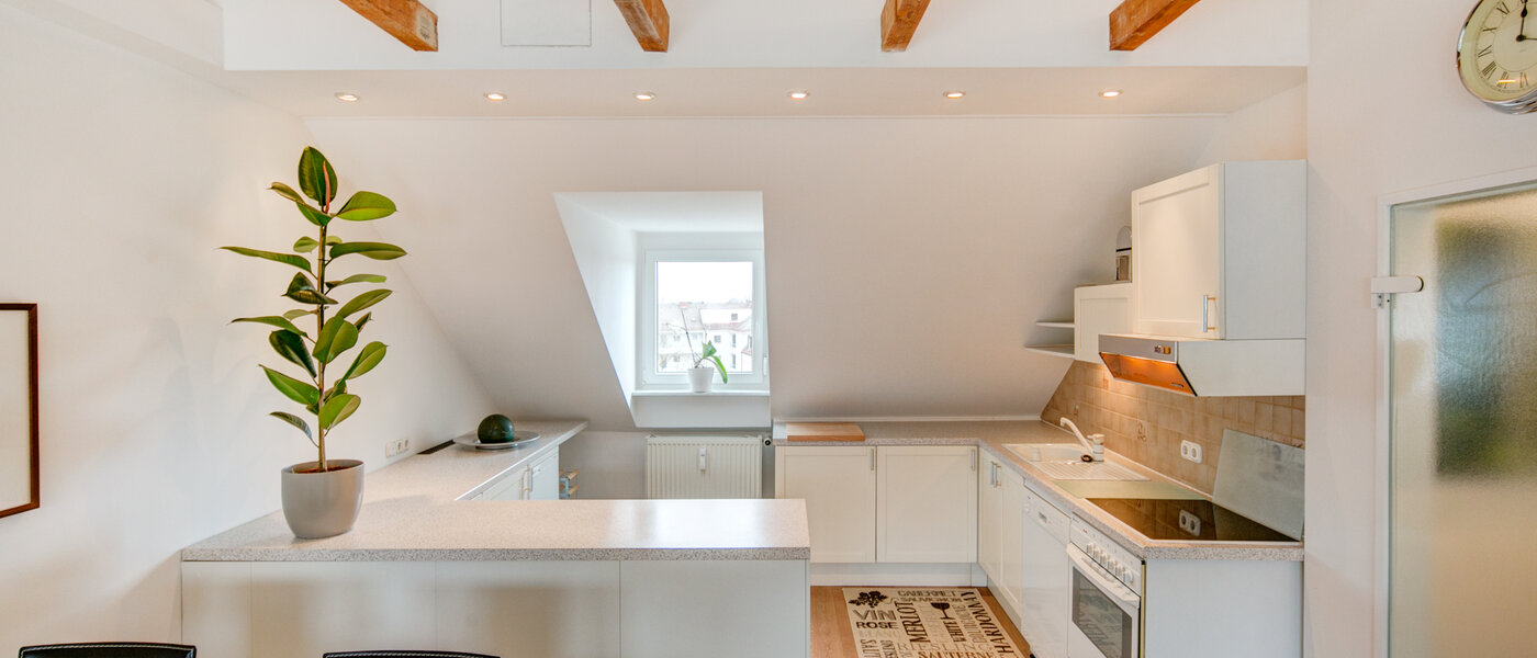 Çatı katı dairesi München Thalkirchen 01 Mutfak 9893