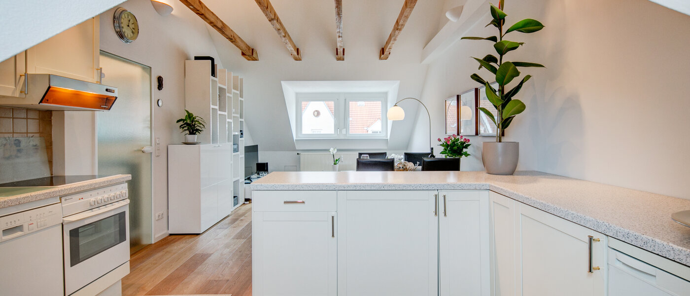 Çatı katı dairesi München Thalkirchen 03 Mutfak 9893