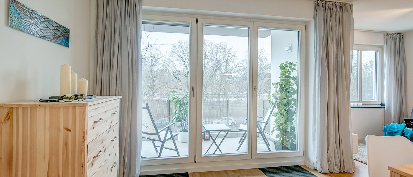 Плосък München Schwabing-Georgenschwaige 03 Living 9904