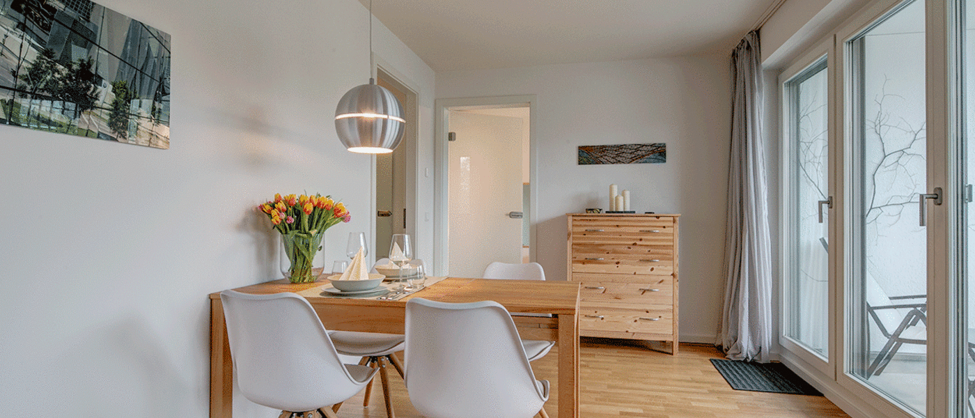 Плосък München Schwabing-Georgenschwaige 04 Living 9904