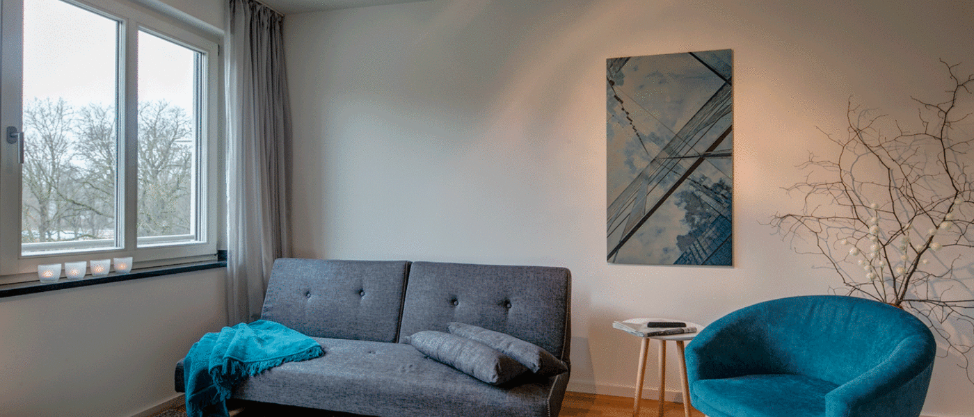 Плосък München Schwabing-Georgenschwaige 07 Living 9904