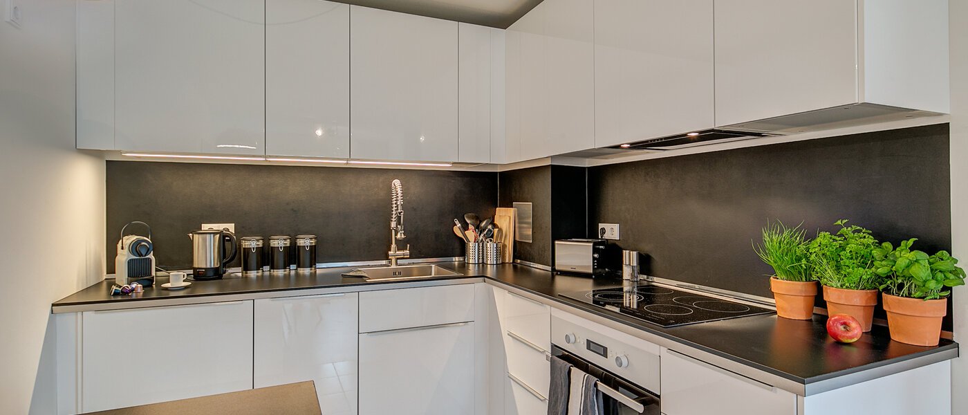 Плосък München Schwabing-Georgenschwaige 02 Кухня 9904