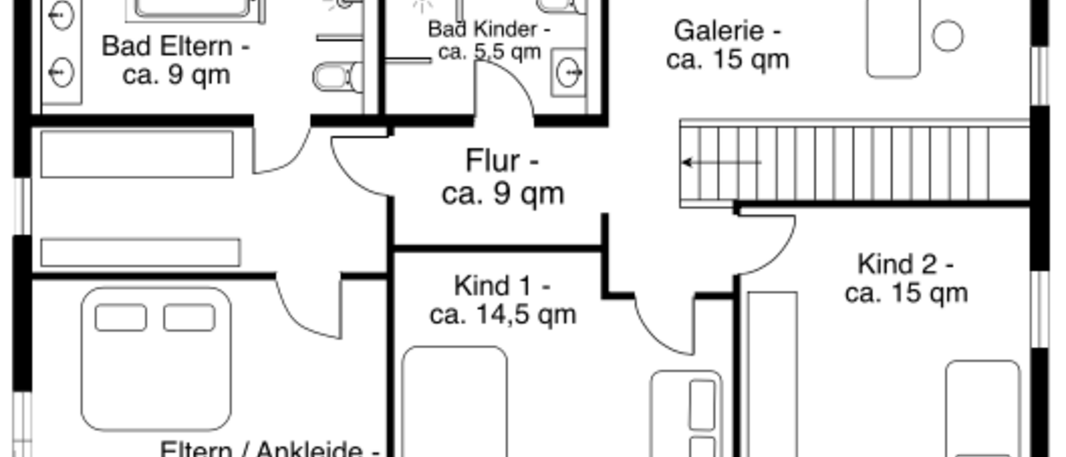 Willa München Schwabing - Domagkpark 02 Plan piętra 995