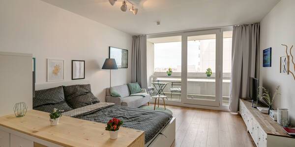 Düz ile 1 Oda | Münih-Milbertshofen | 10605