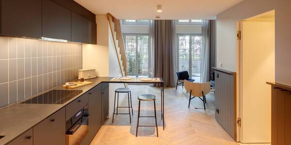 Maisonette-Galerie Wohnung ile 1.5 Odalar | Münih-Herzogpark | 12521