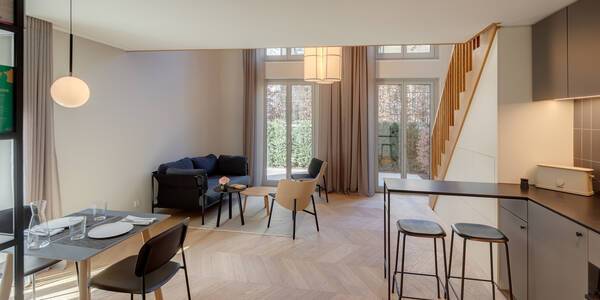 Maisonette galeri dairesi ile 1.5 Odalar | Münih-Herzogpark | 12522