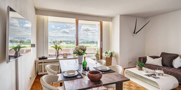 Düz ile 4 Odalar | Münih-Arabellapark | 12568