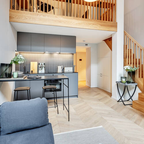 Maisonette galéria lakás a  címen 1.5 Szobák | München-Herzogpark | 12611