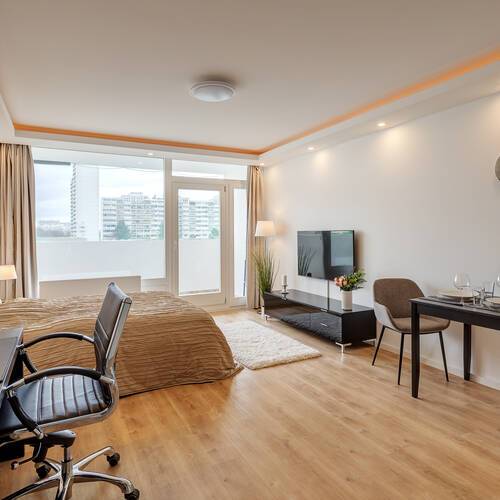 Flad med 1 Værelse | München-Olympiazentrum | 12868