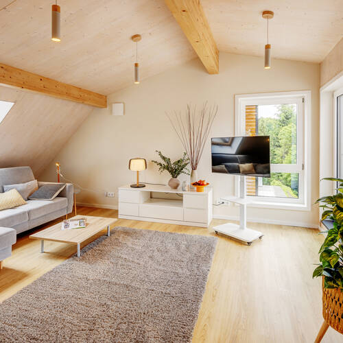 Таванско помещение с 2 Стаи | Мюнхен-Berg am Laim | 13504