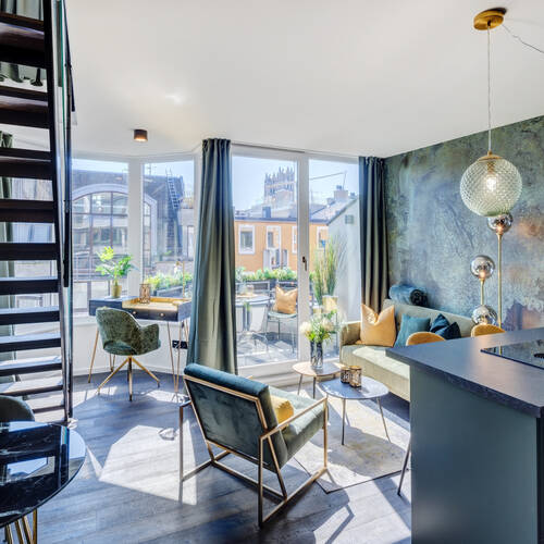 Maisonette daire ile 1.5 Odalar | Münih-Glockenbachviertel | 14319