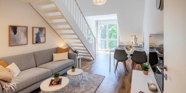 Maisonette-Galerie Wohnung ile 2.5 Odalar | Münih-Obersendling | 14471