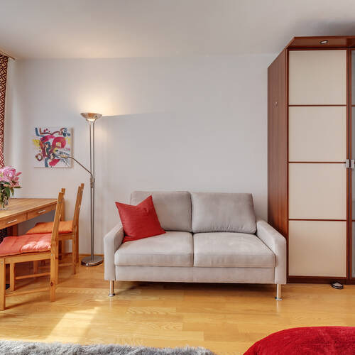 Düz ile 1 Oda | Münih-Schwabing | 4086