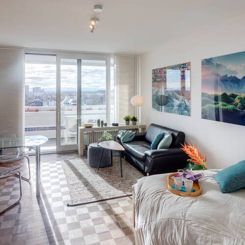 Επίπεδη με 1 Δωμάτιο | Μόναχο-Arabellapark | 4263