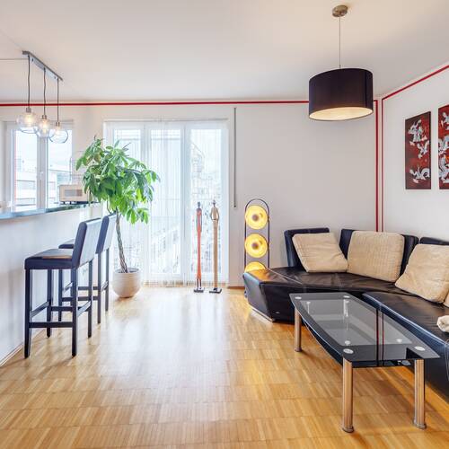 옥상 테라스 플랫 와 함께 2 객실 | 뮌헨-Schwabing | 7226