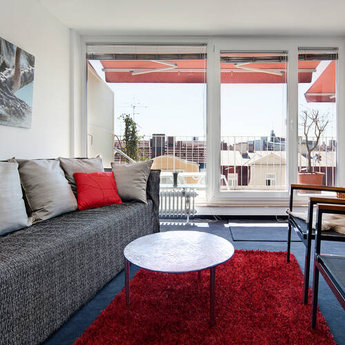 Stanovanje s strešno teraso s spletno stranjo . 2.5 Sobe | München-Schwabing | 7704