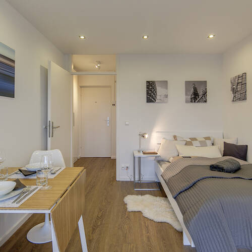 Düz ile 1 Oda | Münih-Schwabing | 8358