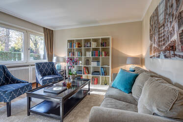 Herzogpark: Elegant möblierte 3-Zimmer-Wohnung